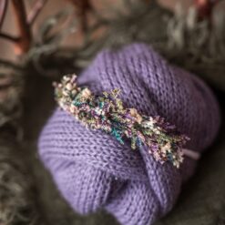 Wrap tejido y diadema a juego